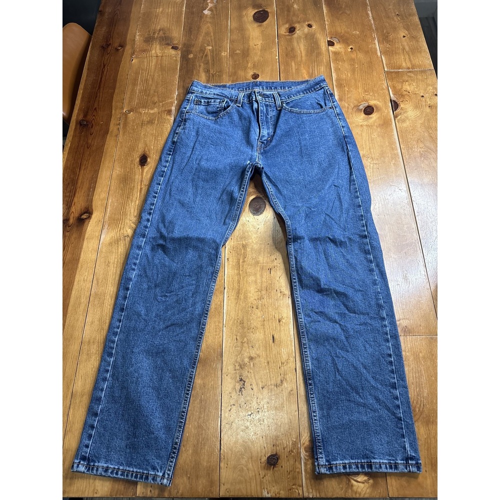 Levi's 505 Men's Regular Fit‎ Straight Leg Jeans W32 L30 Blue Denim